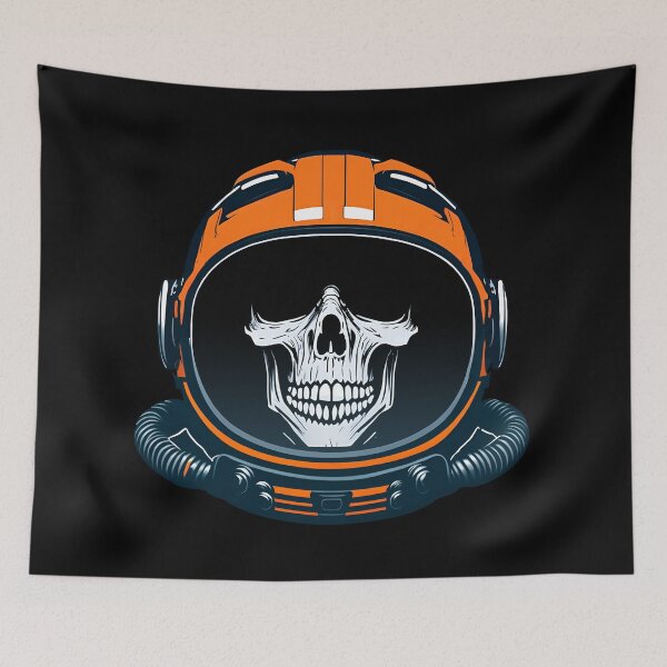 Item preview, Skull Astronaut designed and sold by Beyond-Stickers.