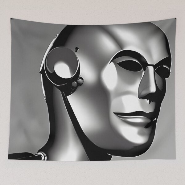 Item preview, Robot in the style of famous art. designed and sold by CRAFTER-MEDIA.