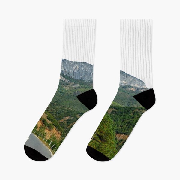 Item preview, Road near mountain, Mount Scenery Mountain, Gorm mountain goddess, blue, white  designed and sold by BlackDiamond96.