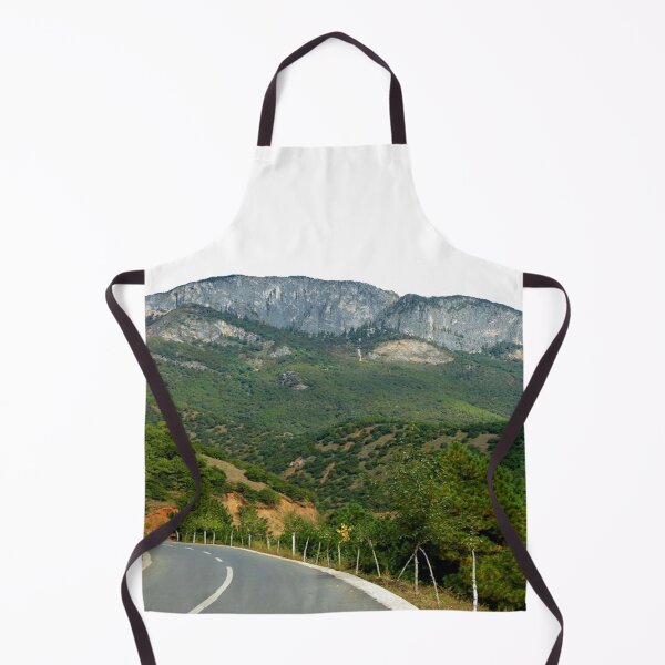 Item preview, Road near mountain, Mount Scenery Mountain, Gorm mountain goddess, blue, white designed and sold by BlackDiamond96.