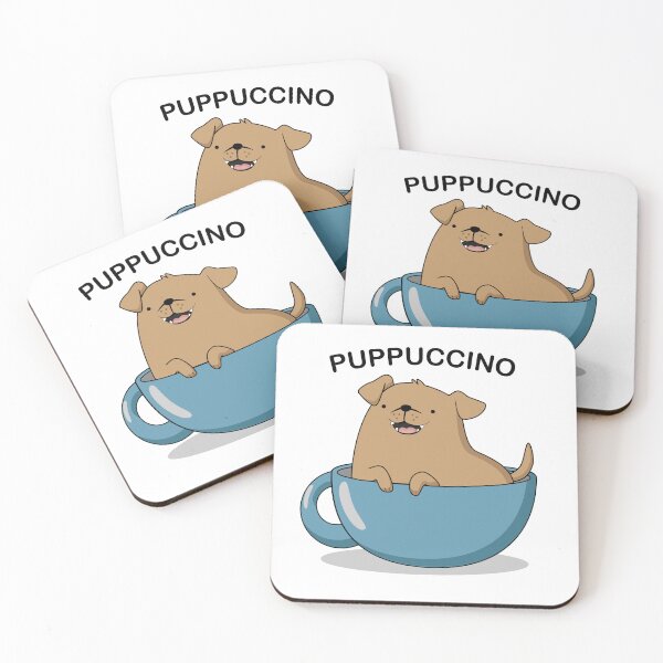 Item preview, PUPPUCCINO dog in a mug designed and sold by Artgaus1.