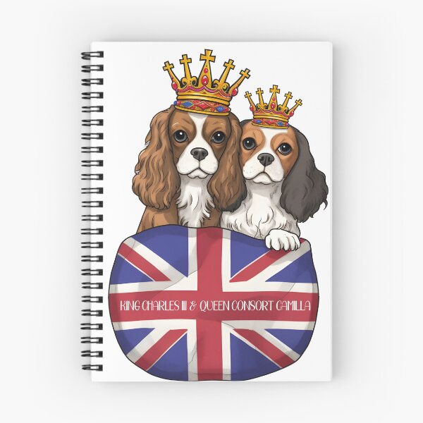 Artikelvorschau, Coronation Cavalier King Charles Spaniel dogs wearing a crown  entworfen und verkauft von SceneInADream.
