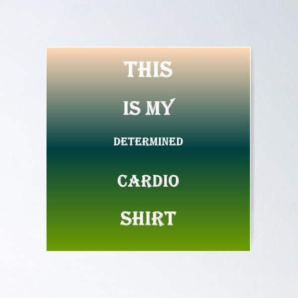 Item preview, Train Hard, Train Smart, Train Cardio designed and sold by TechsQuickArt.