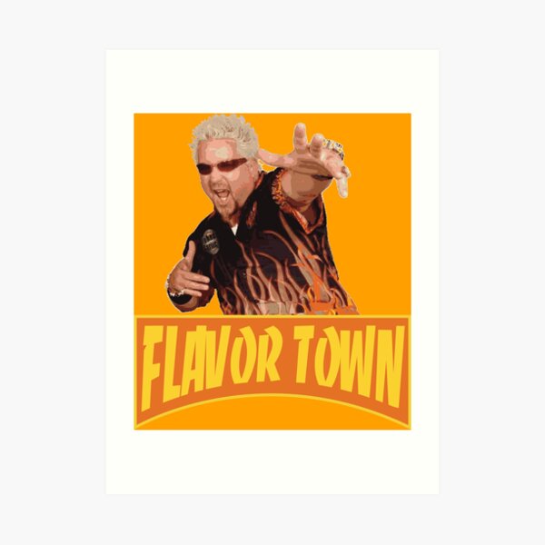 FLAVOR TOWN USA - GUY FlERl Art Print