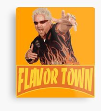 Lámina metálica FLAVOR TOWN USA - GUY FlERl