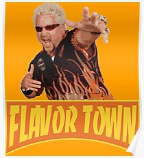 FLAVOR TOWN USA - GUY FlERl Poster