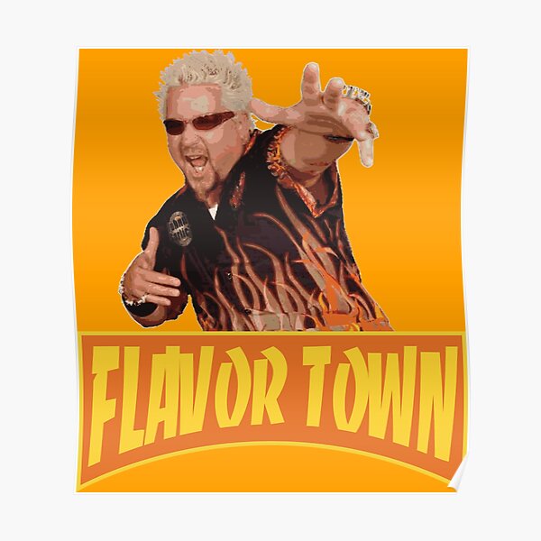 FLAVOR TOWN USA - GUY FlERl Poster