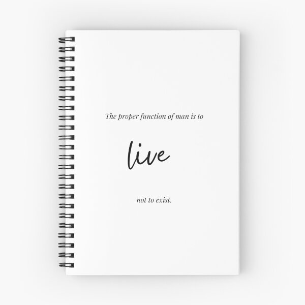 Item preview, Inspirational poster - The proper function of man is to live, not to exist designed and sold by Northstone.