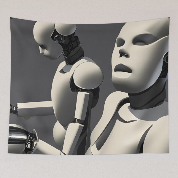 Item preview, Robot in the style of famous art. designed and sold by CRAFTER-MEDIA.