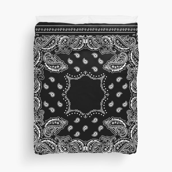 Black Bandana - 2 Duvet Cover