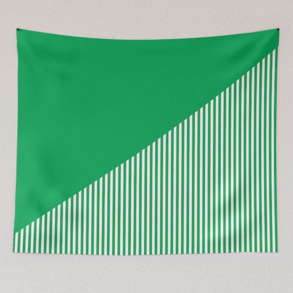 Aperçu de l'œuvre Triangle et rayures | Motifs mixtes | Vert créée et vendue par rsty11.