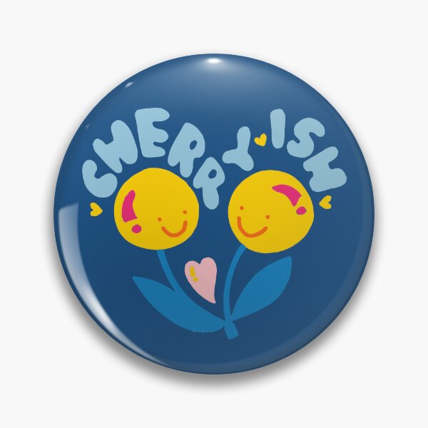 Item preview, Cherry cherish, in blue designed and sold by aniazwaradesign.
