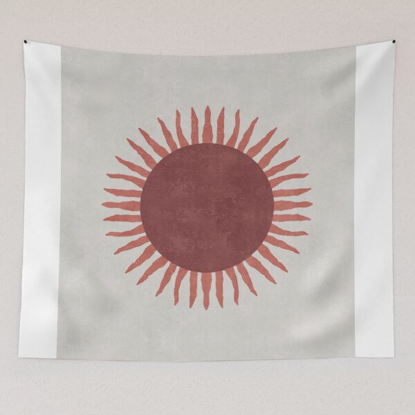 Artikelvorschau, Rising Sun - Minimal, Abstract - Mid Century Modern Art entworfen und verkauft von Studio Grafiikka.