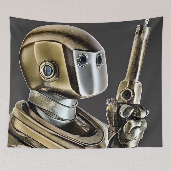 Item preview, Robot in the style of famous art. designed and sold by CRAFTER-MEDIA.