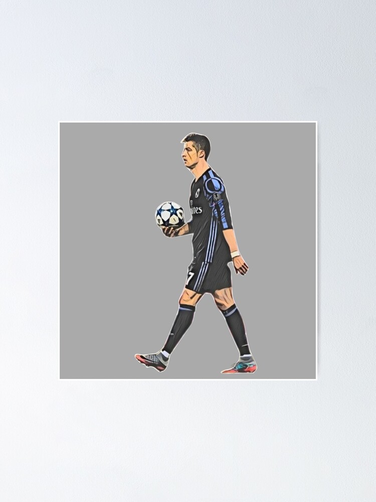 Raul Real Madrid celebration Poster for Sale by footballrb