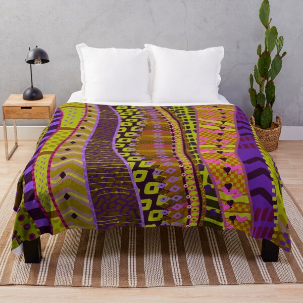 Item preview, Olive and violet pattern by Maxine Gadd designed and sold by Maxine Gadd.