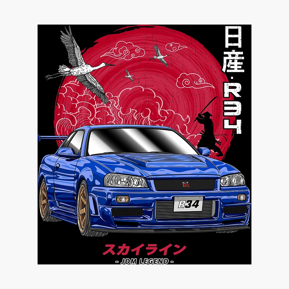 Nippon JDM Nissan Skyline GT-R R34 