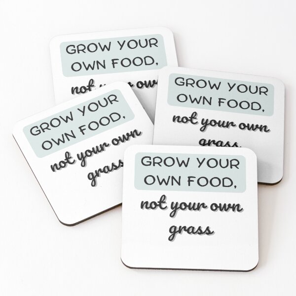 Item preview, Grow your own food, not your own grass designed and sold by saposzer.