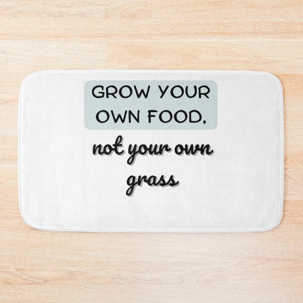 Item preview, Grow your own food, not your own grass designed and sold by saposzer.