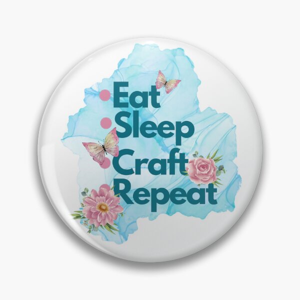 Item preview, Eat Sleep Craft Repeat Design designed and sold by OByD.