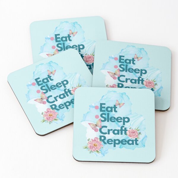 Item preview, Eat Sleep Craft Repeat Design designed and sold by OByD.