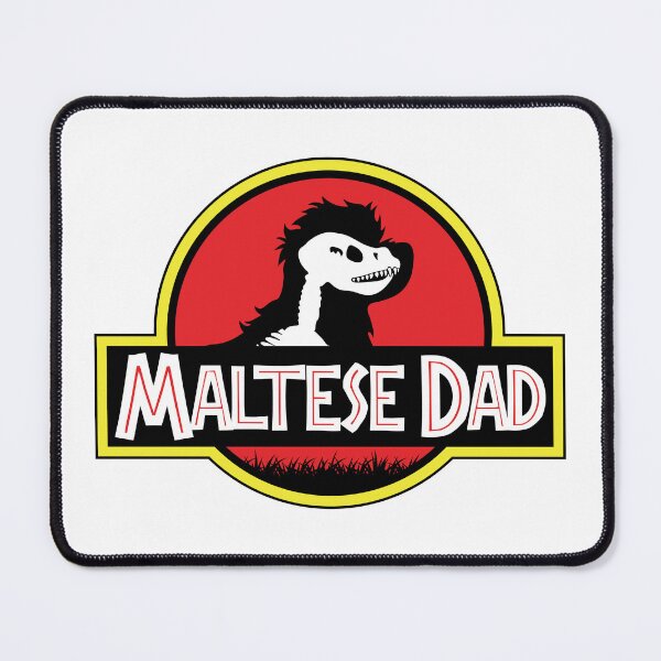 Item preview, (For Bright Background) Jurassic Maltese Dad designed and sold by More Cute Dogs.