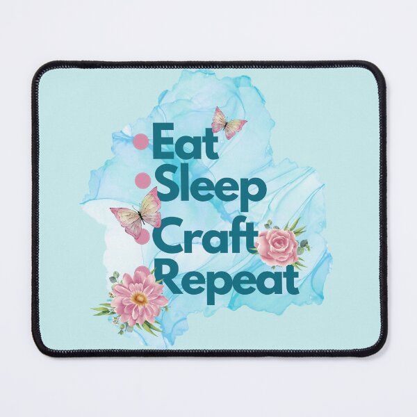 Item preview, Eat Sleep Craft Repeat Design designed and sold by OByD.