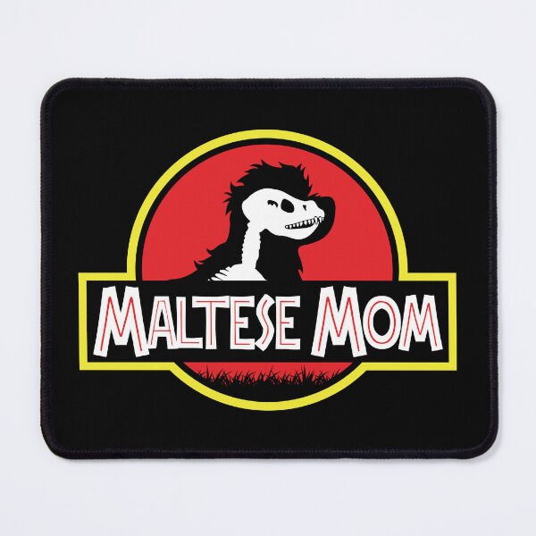 Item preview, (For Dark Background) Jurassic Maltese Mom designed and sold by More Cute Dogs.