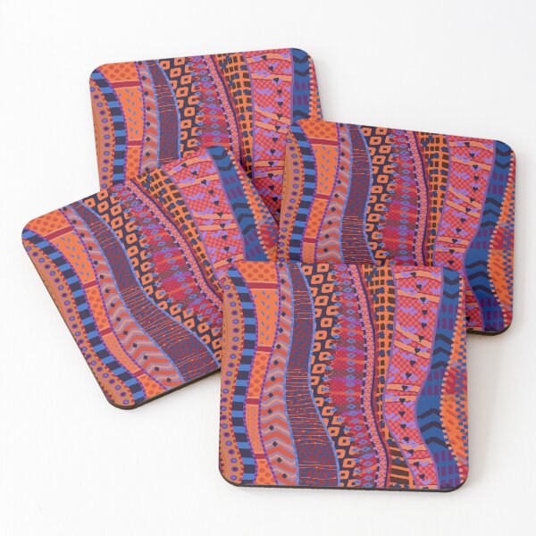 Item preview, Orange and blue pattern by Maxine Gadd  designed and sold by Maxine Gadd.