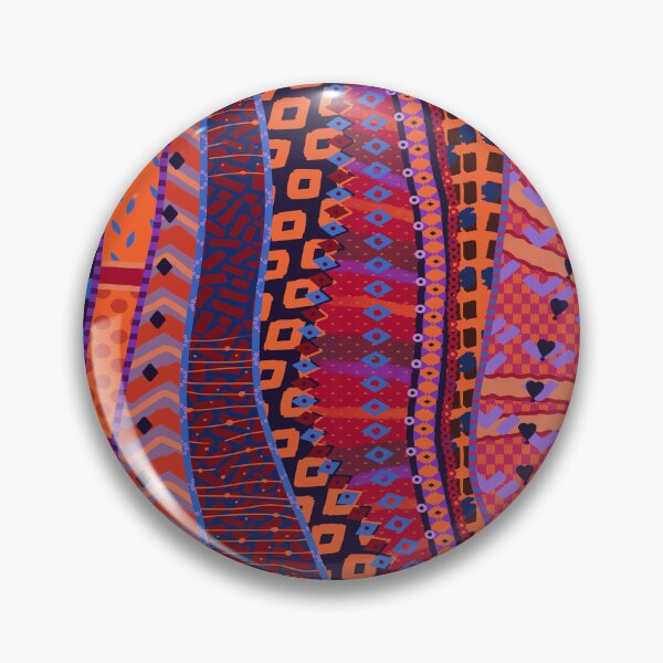 Artikelvorschau, Orange und blaues Muster von Maxine Gadd entworfen und verkauft von Maxine Gadd.