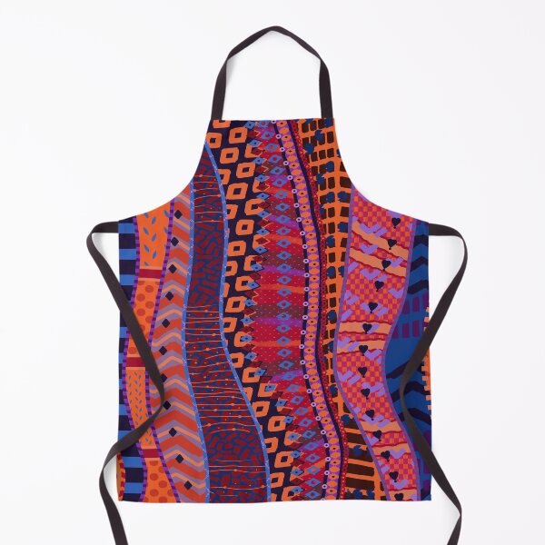 Item preview, Orange and blue pattern by Maxine Gadd designed and sold by Maxine Gadd.