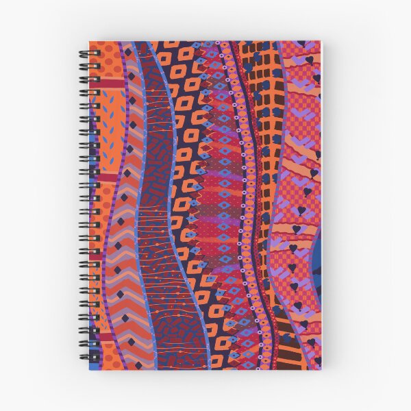 Artikelvorschau, Orange und blaues Muster von Maxine Gadd entworfen und verkauft von Maxine Gadd.