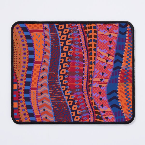 Item preview, Orange and blue pattern by Maxine Gadd designed and sold by Maxine Gadd.