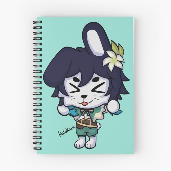 Item preview, Genshin impact Venti Barbatos ilustraciones lindas del conejito chibi designed and sold by Kotokoxii.