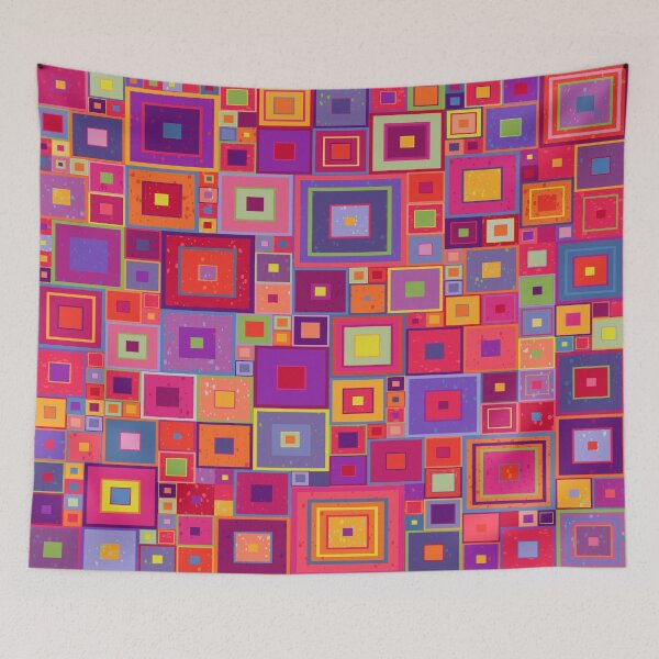 Item preview, Hot colored squares by Maxine Gadd  designed and sold by Maxine Gadd.