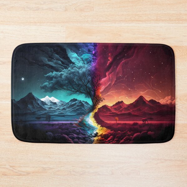 Item preview, Spectrum's Balance: A Singular Tree Nestled in the Convergence of Tonal Realms designed and sold by MonsterMatt87.