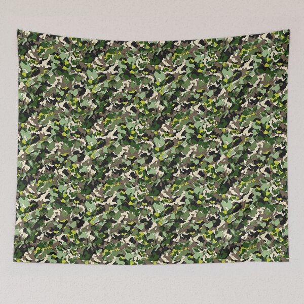 Item preview, Dark Green Forrest Army Camo Print Camouflage Pattern Graphic Pixelated Military Colorful Abstract Country  designed and sold by arcadetoystore.