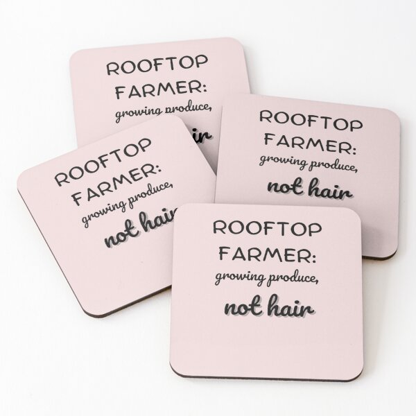 Item preview, Rooftop farmer: growing produce, not hair designed and sold by saposzer.