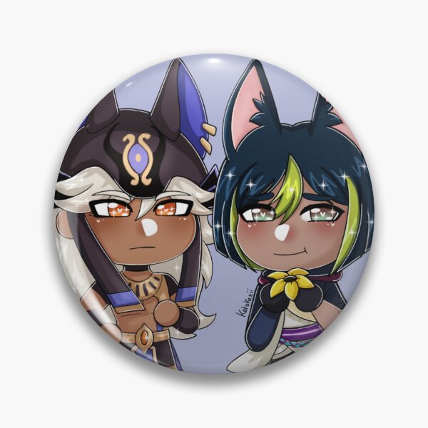 Artikelvorschau, Genshin beeinflusst Cynonari Cyno Tighnari Chibi Artwork entworfen und verkauft von Kotokoxii.