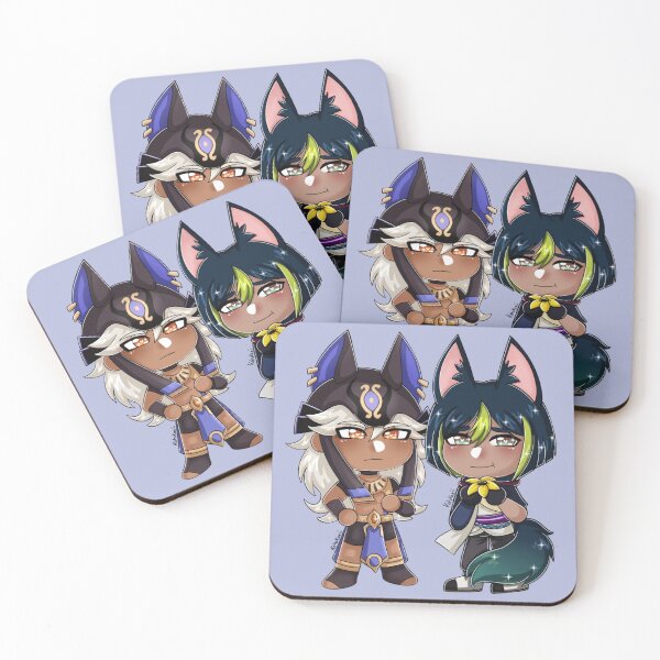 Item preview, Genshin impact Cynonari Cyno Tighnari chibi artwork  designed and sold by Kotokoxii.