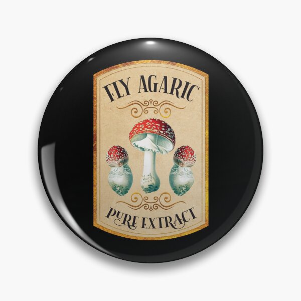 Artikelvorschau, Fliegenpilz-Reinextrakt-Pilz-Alchemie-lustiges schwarzes magisches Apotheker-Rezept-Hexe-Etikett für echte Hexen entworfen und verkauft von UniQueensShop.
