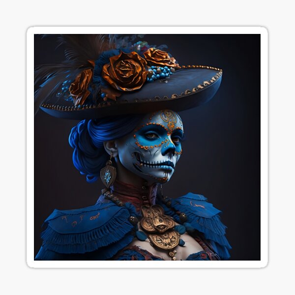 La Catrina AI Sticker