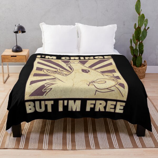 Item preview, I'm Cringe, But I'm Free - Possum designed and sold by ValentinaHramov.