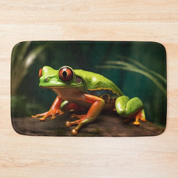 Item preview, Log Lounge: A Red-Eyed Tree Frog's Relaxed Perch in the Rainforest designed and sold by MonsterMatt87.