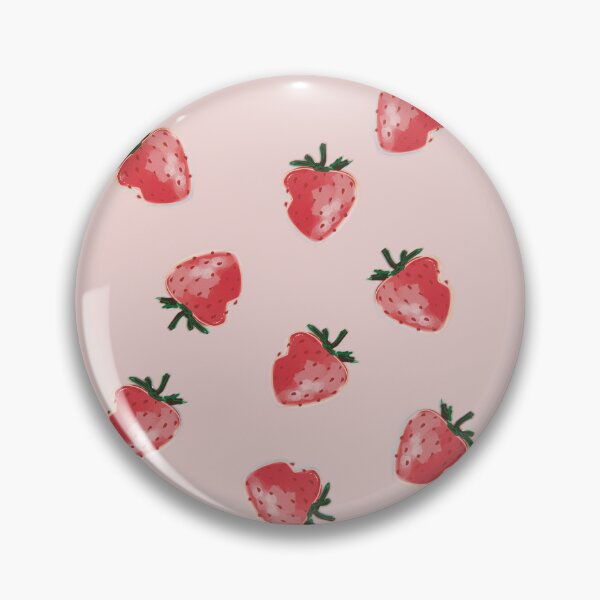 Item preview, Summer Time Juicy Strawberries (Pink Background) designed and sold by xsaxsandra.