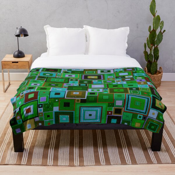 Item preview, Green squares by Maxine Gadd designed and sold by Maxine Gadd.