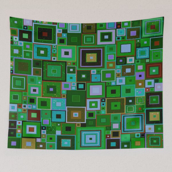 Item preview, Green squares by Maxine Gadd designed and sold by Maxine Gadd.