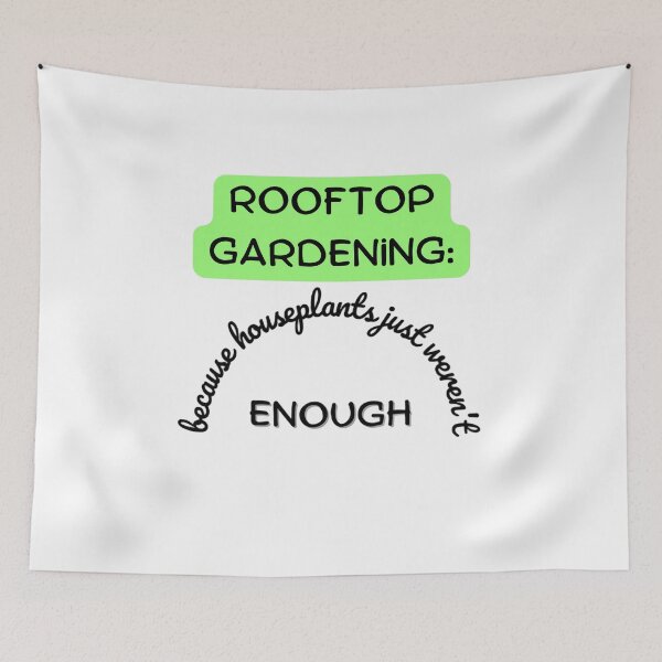 Aperçu de l'œuvre Rooftop gardening: because houseplants just weren't enough créée et vendue par saposzer.