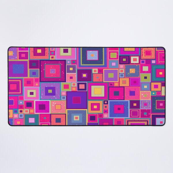 Item preview, Fuchsia pink and purple squares by Maxine Gadd  designed and sold by Maxine Gadd.