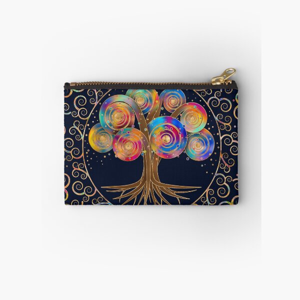 Item preview, Three of life - colorful spiral branches designed and sold by k9printart.